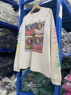 Saint Michael Pop-Art Collage Printed Sweatshirt