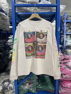 Saint Michael Pop-Art Collage Printed Sweatshirt