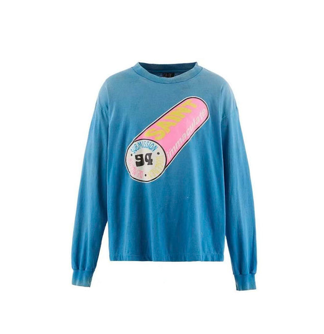 Saint Michael Pill Graphic Capsule Print Sweatshirt Hover Image