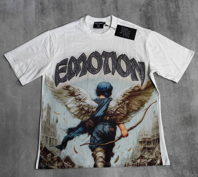 Mixed Emotion Angel Graphic Tee Main Image