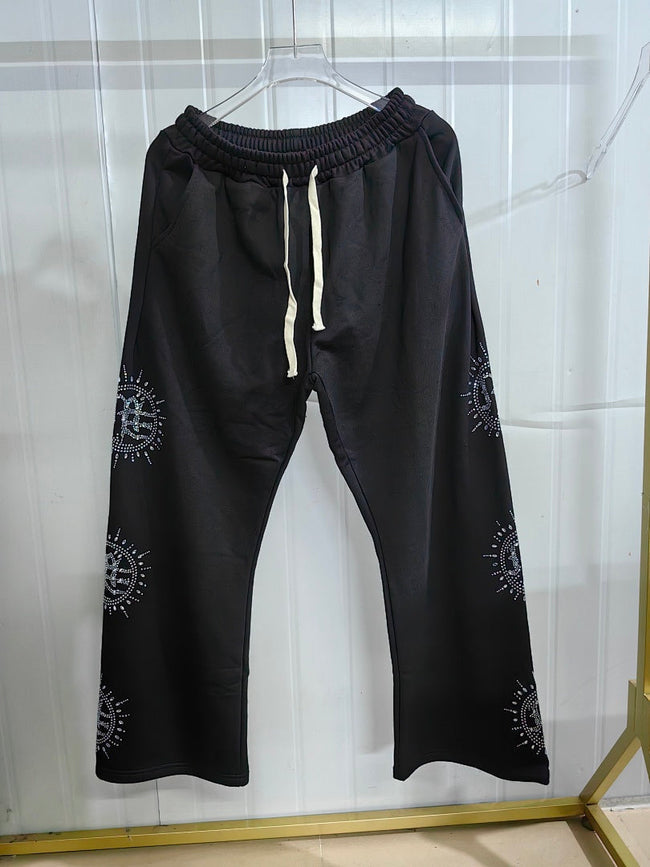 MIXED EMOTION Side Graphic Relaxed Sweatpants Main Image