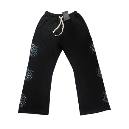 MIXED EMOTION Side Graphic Relaxed Sweatpants Hover Image
