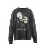 Saint Michael Figure Graphic & Back Illustration Sweatshirt