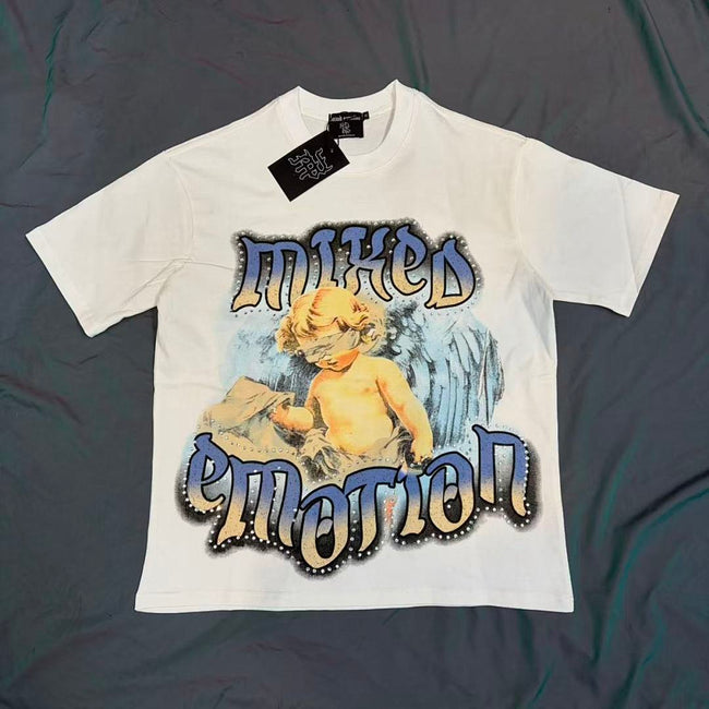 Mixed Emotion Layered Typography Graphic Tee Hover Image