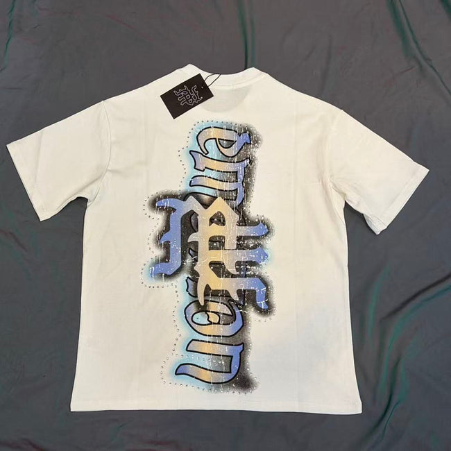 Mixed Emotion Layered Typography Graphic Tee Main Image