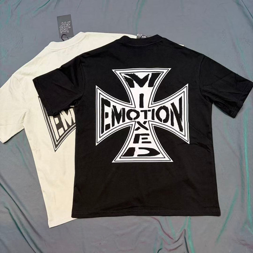 Mixed Emotion Star Graphic T-Shirt