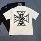 Mixed Emotion Star Graphic T-Shirt