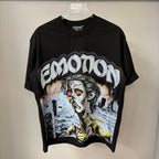 Mixed Emotion Skeleton Character Graphic Tee