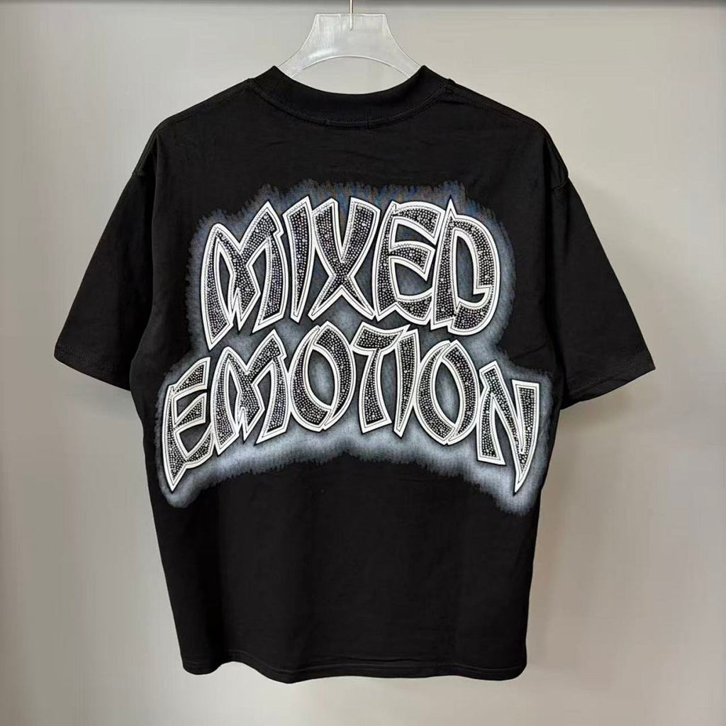 Mixed Emotion Skeleton Character Graphic Tee