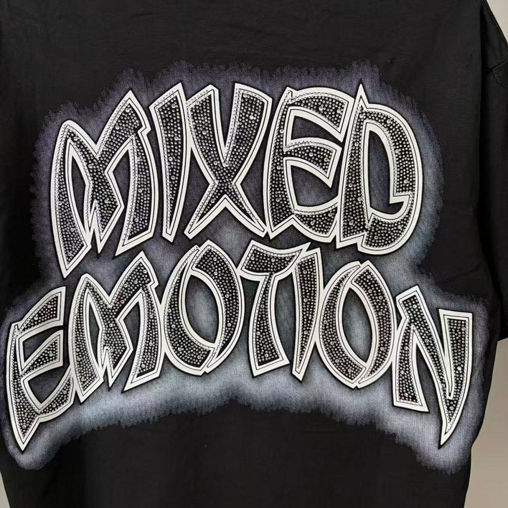 Mixed Emotion Skeleton Character Graphic Tee