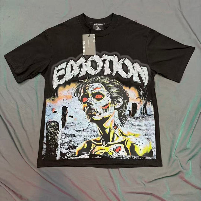 Mixed Emotion Skeleton Character Graphic Tee Hover Image