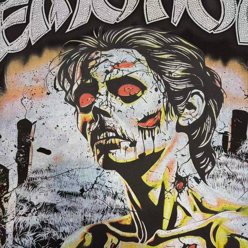Mixed Emotion Skeleton Character Graphic Tee