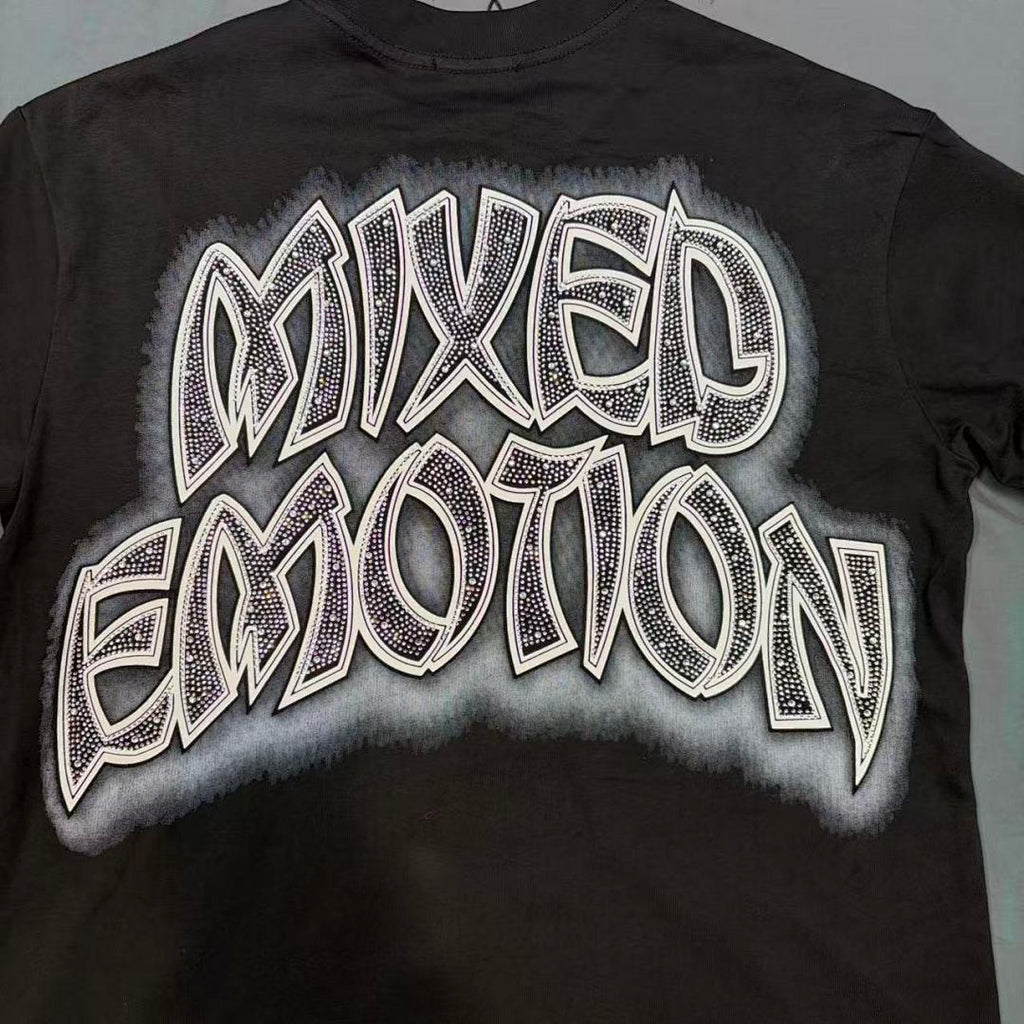 Mixed Emotion Skeleton Character Graphic Tee