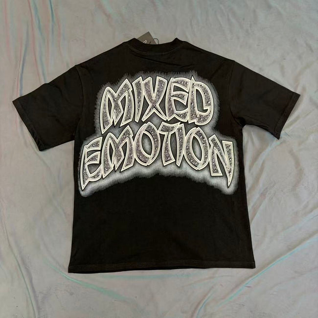 Mixed Emotion Dynamic Character Graphic Tee Main Image