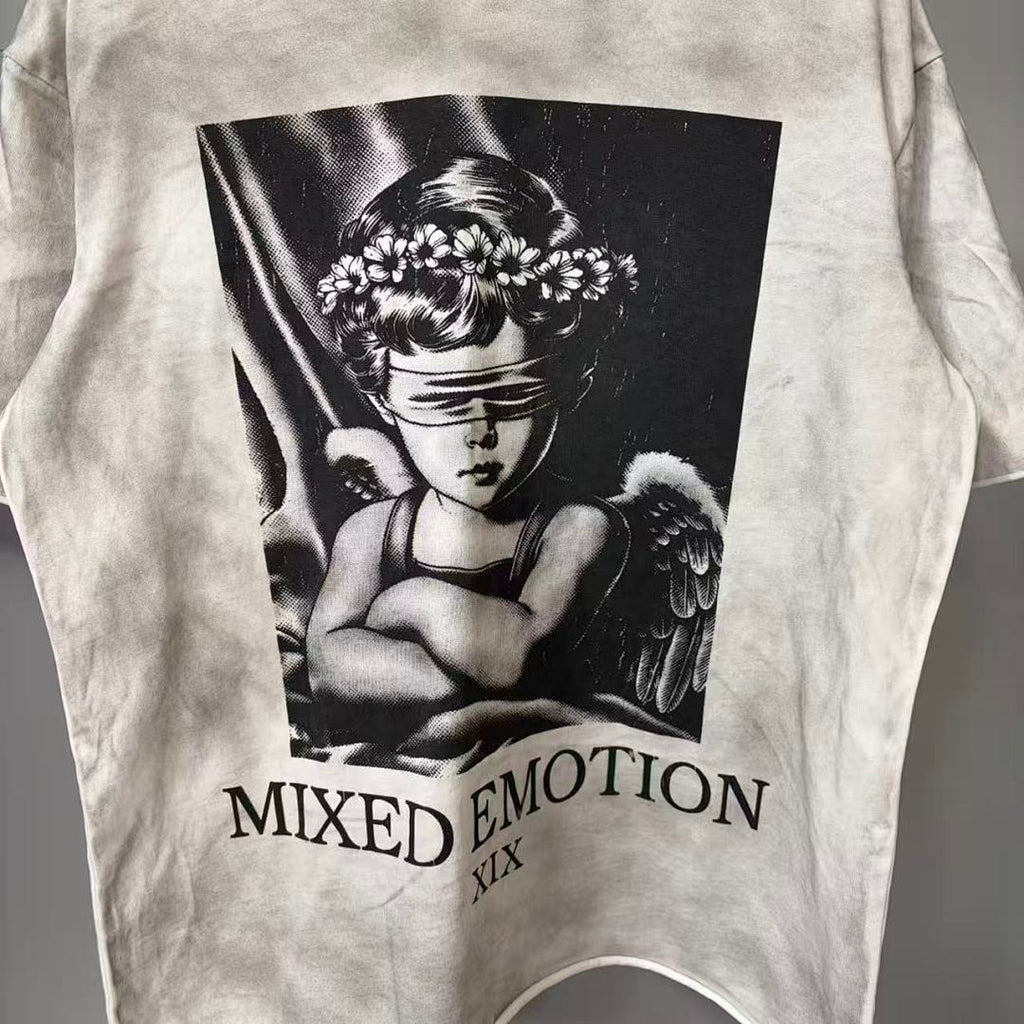 Mixed Emotion Vintage Portrait Graphic Tee