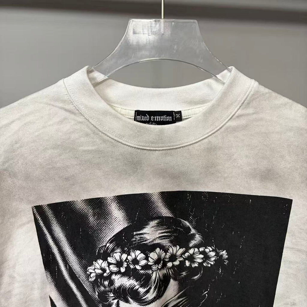 Mixed Emotion Vintage Portrait Graphic Tee