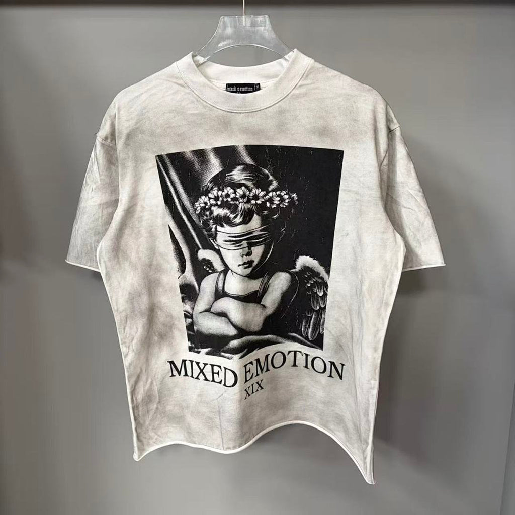 Mixed Emotion Vintage Portrait Graphic Tee