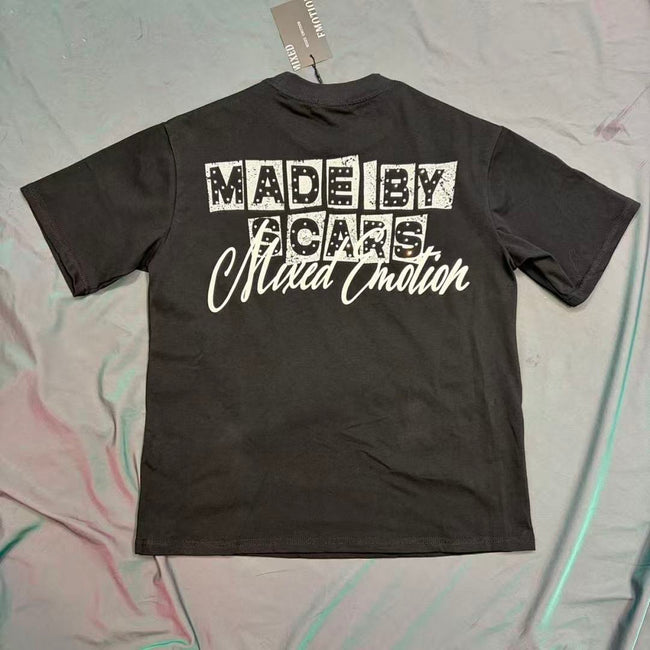 Mixed Emotion Layered Figure Graphic Tee Main Image