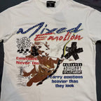 Mixed Emotion Illustrated Typography Tee