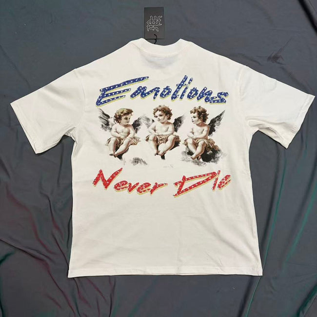 Mixed Emotion Illustrated Typography Tee Main Image