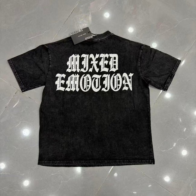 Mixed Emotion Retro Photo Graphic Tee Main Image