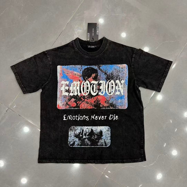 Mixed Emotion Retro Photo Graphic Tee Hover Image