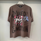 Mixed Emotion Dual Panel Graphic Tee
