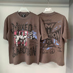 Mixed Emotion Dual Panel Graphic Tee