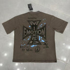 Mixed Emotion Dual Panel Graphic Tee