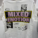 Mixed Emotion Collage Lettering Graphic Tee