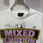 Mixed Emotion Collage Lettering Graphic Tee
