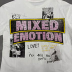 Mixed Emotion Collage Lettering Graphic Tee
