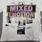 Mixed Emotion Collage Lettering Graphic Tee