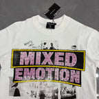 Mixed Emotion Collage Lettering Graphic Tee