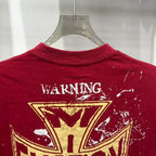 Mixed Emotion Distressed Typography Graphic Tee