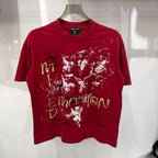 Mixed Emotion Distressed Typography Graphic Tee