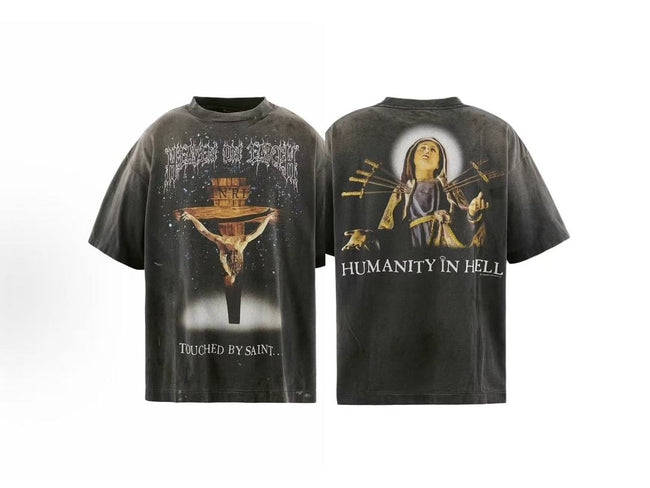 Saint Michael Religious Graphic Tee Hover Image