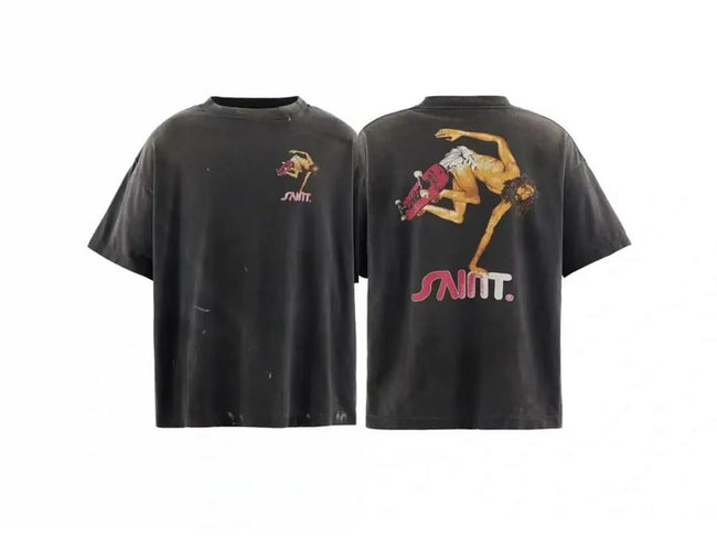 Saint Michael Graphic Back Tee Hover Image