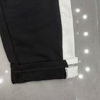 MIXED EMOTION Cross Logo Side Stripe Track Pants