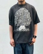 Saint Michael Skull Graphic Tee