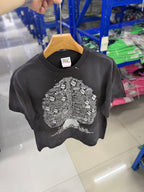 Saint Michael Skull Graphic Tee