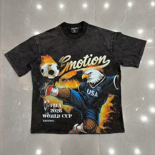 Mixed Emotion Vintage Racing Graphic Tee Hover Image