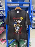 Saint Michael Illustrated Skull Graphic Tee