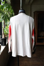 Saint Michael Vintage Paneled Graphic Long Sleeve Sweatshirt