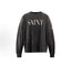 Saint Michael Distressed Minimalist Logo Sweatshirt