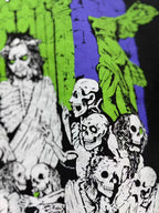 Saint Michael Graphic Art Vintage Washed Crewneck T-Shirt