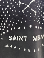 Saint Michael Graphic Skull & Stud Pattern Vintage T-Shirt
