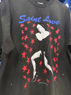 Saint Michael Saint Love Graphic Silhouette Vintage T-Shirt