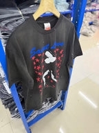 Saint Michael Saint Love Graphic Silhouette Vintage T-Shirt