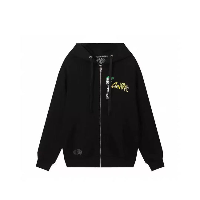 Chrome Hearts New Zip Up Hoodie -804 Main Image